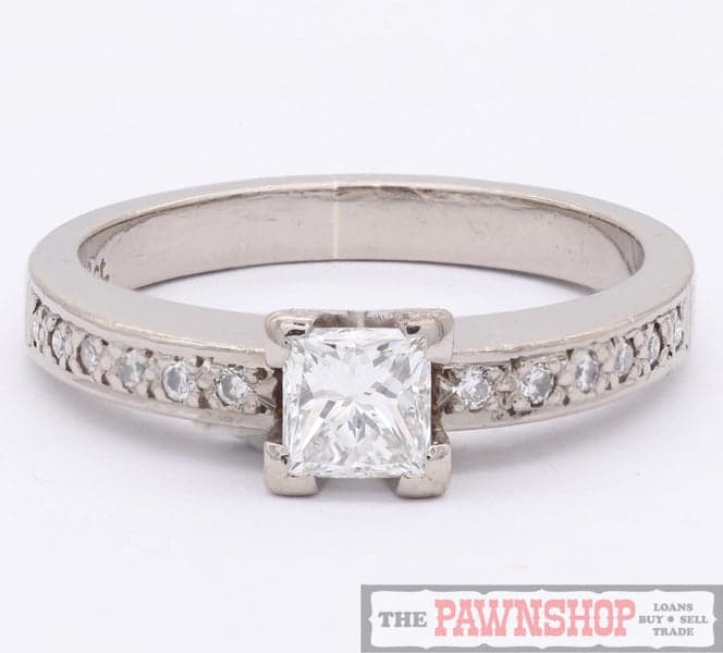 Modern 0.62ct TDW Diamond Solitaire Ring - $7,400