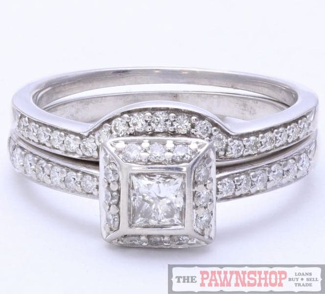 Modern 0.75ct TDW Diamond Ring Wedder Set - $6,900