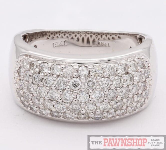 Modern 1.50ct TWD Diamond Dress Ring - $6,500