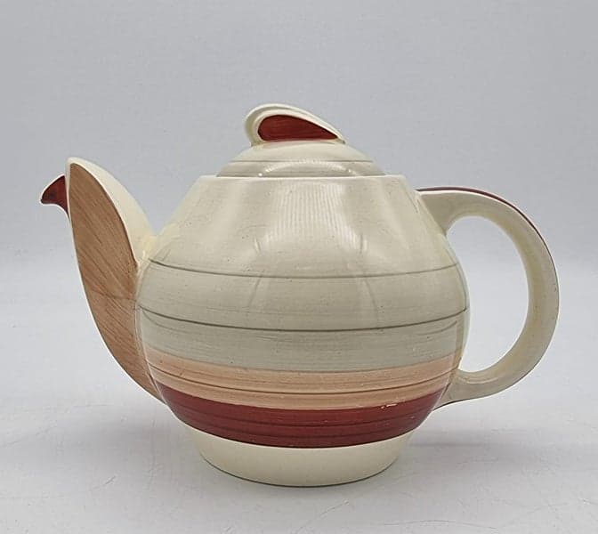 Vintage Susie Cooper Art Deco Kestrel Wedding Ring Band Teapot