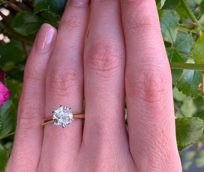 18ct Yellow Gold 1.52ct Diamond Solitaire Diamond Ring ~ $19,100!