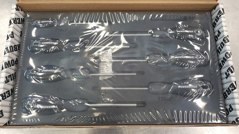 PowerBuilt Master Star Screwdriver Set!! Brand New!! 7 Piece!!