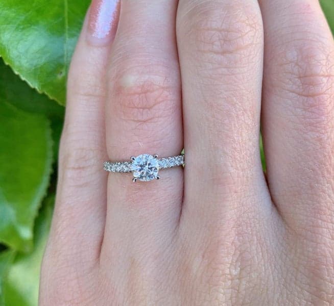 18ct White Gold 0.80ct TDW Diamond Solitaire Ring ~ $6,000!