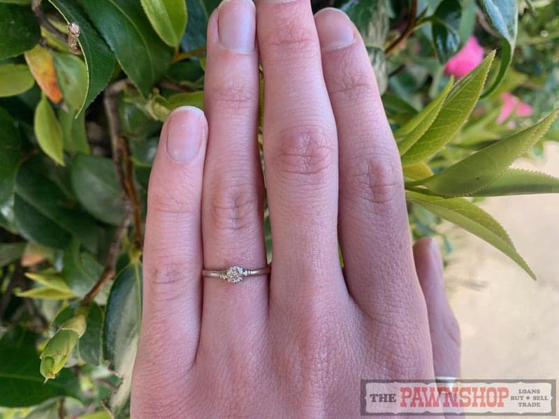 18ct Yellow Gold &amp; Platinum Diamond Solitaire Ring ~ $4,200!