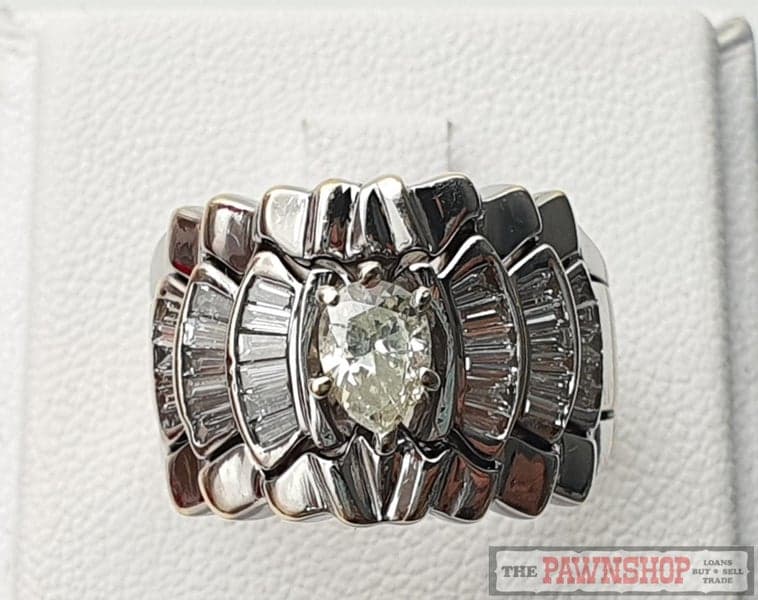 Diamond Dress Ring 14ct White Gold $8,500