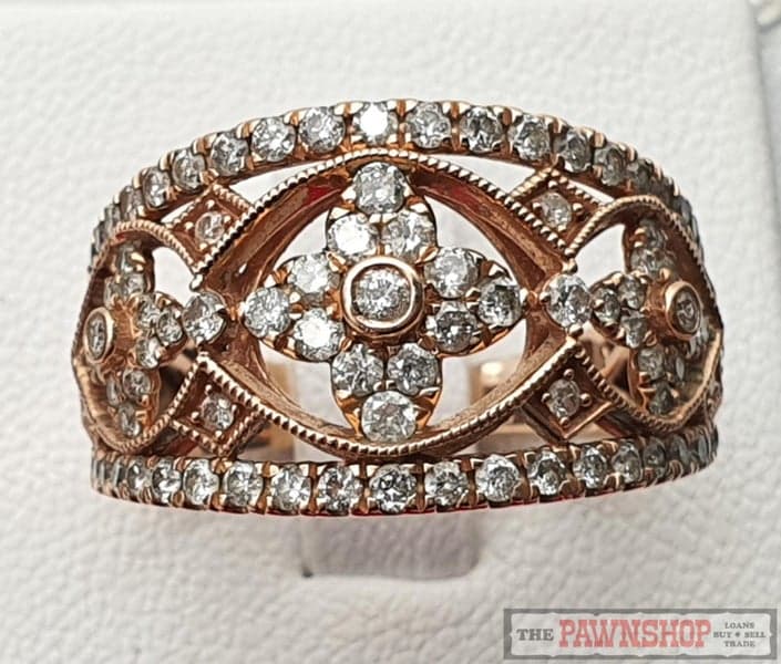 1.00ct TW Diamond Dress Ring in 10ct Rose Gold $3,800