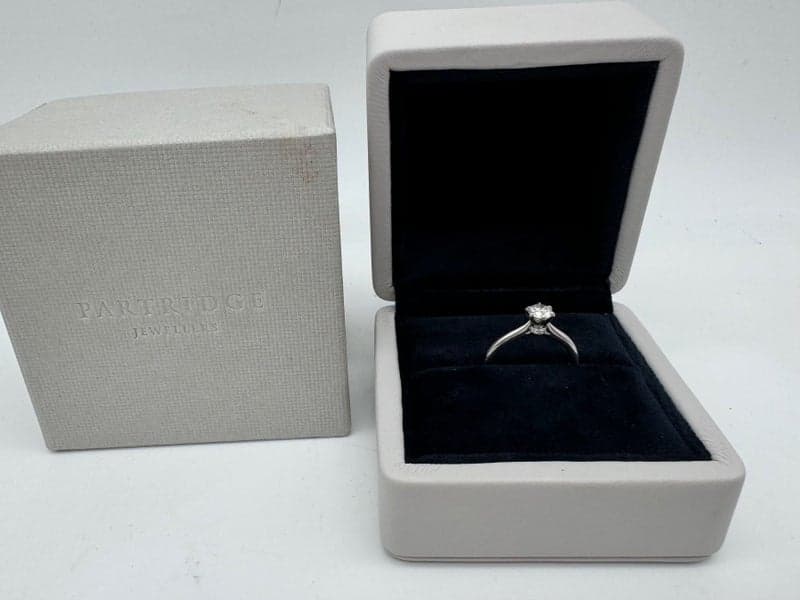 Partridge Jewellers Platinum 0.60ct TDW Diamond Solitaire Ring ~ $7,500!
