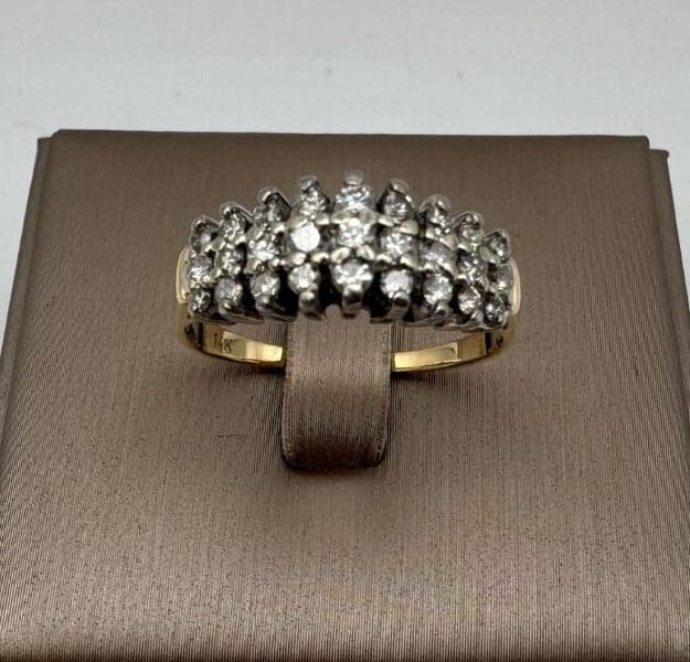 14ct Yellow Gold 0.50ct TDW Diamond Dress Ring ~ $3,200!