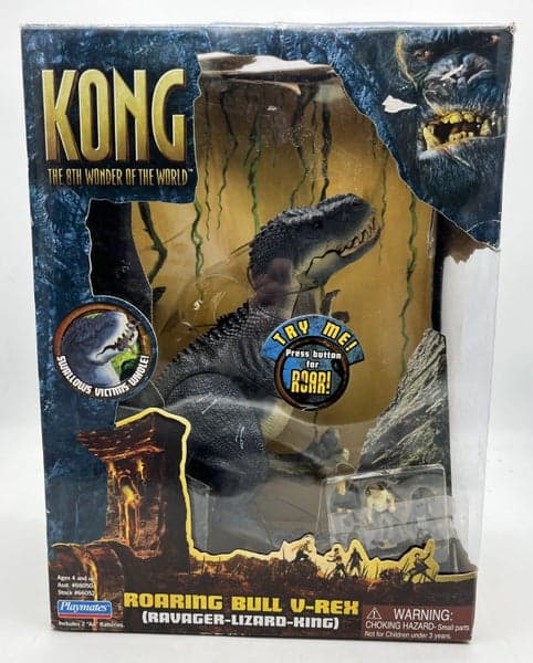 Kong The 8th Wonder of The World Roaring Bull V-rex Action figure