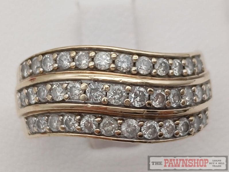 1.00ct TDW Diamond Dress Ring in 9ct Yellow Gold $2,500