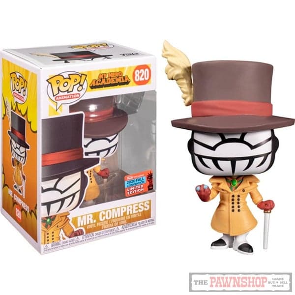 Funko Pop! My Hero Academia Mr. Compress #820 2020 Fall Convention Exclusive