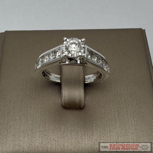 14ct White Gold 0.62ct TDW Diamond Solitaire Ring ~ $4,000!
