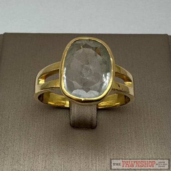 22ct Yellow Gold Aquamarine Dress Ring ~ $6,500!