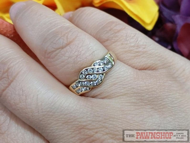 0.50ct TDW Twist Style Channel Set Diamond Dress Ring in 18ct Yellow Gold $5,000