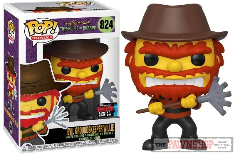 Funko Pop! The Simpsons Evil Groundskeeper Willie Fall Convention 2019 824