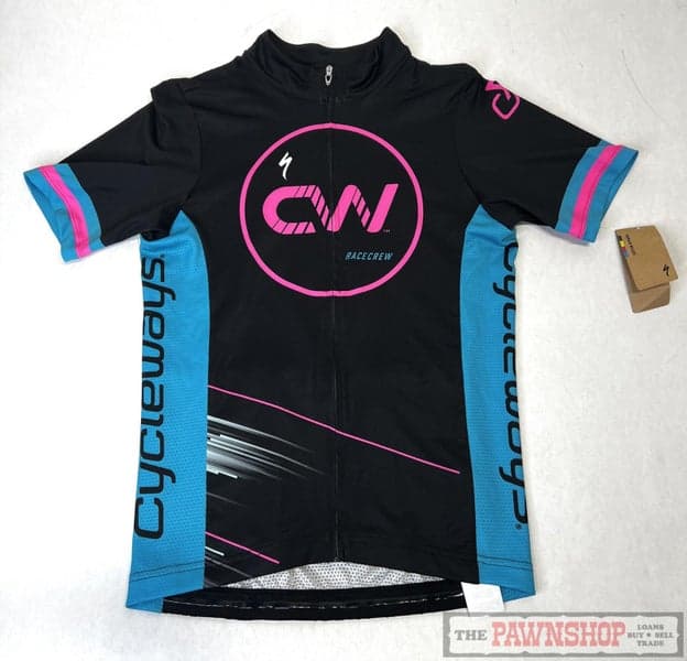 Specialized "Cycleways Race Crew" RBX Short Sleeve Cycling Jersey Size S Womens