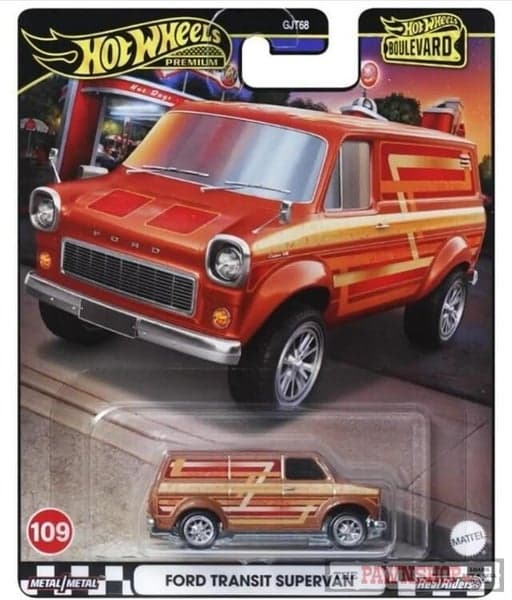 Hot Wheels Premium Boulevard Ford Transit Supervan 109 ~ Brand New Sealed