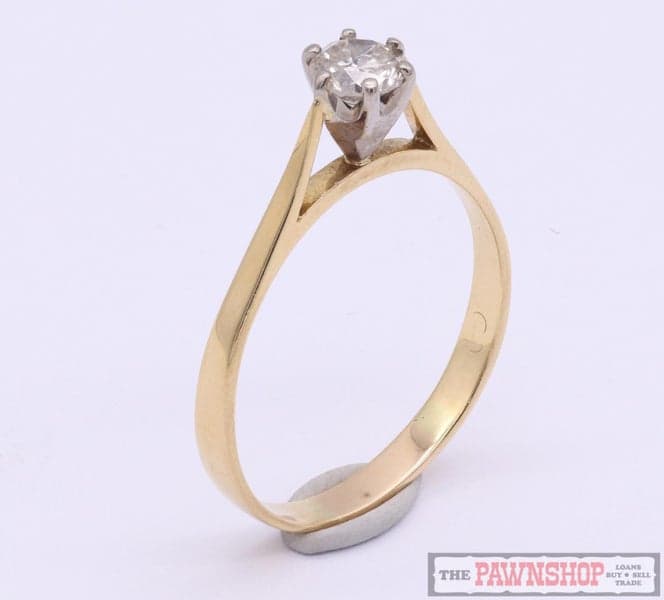 18ct Yellow Gold Diamond Solitaire Ring 0.50ct ~ $5,300!
