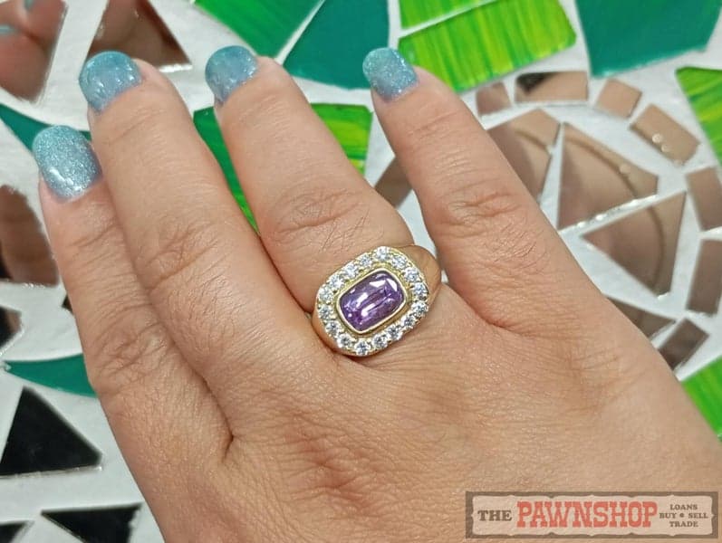 Hand Finished 3.00ct Sapphire and 0.65ct TDW Diamond Ring $15,900