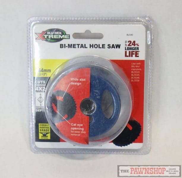 Blu-Mol Xtreme Bi-Metal 64mm (2 1/2") Hole Saw