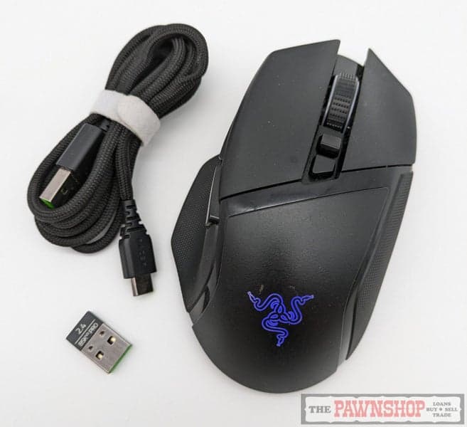 Razer Basilisk V3 Pro Ergonomic Wireless Gaming Mouse with Dongle and USB Lead