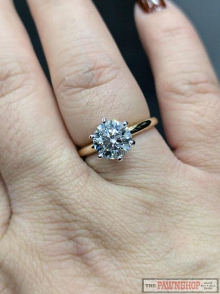 2.01ct TDW Laboratory Grown Diamond Solitaire Ring in 18ct Yellow Gold $8,800