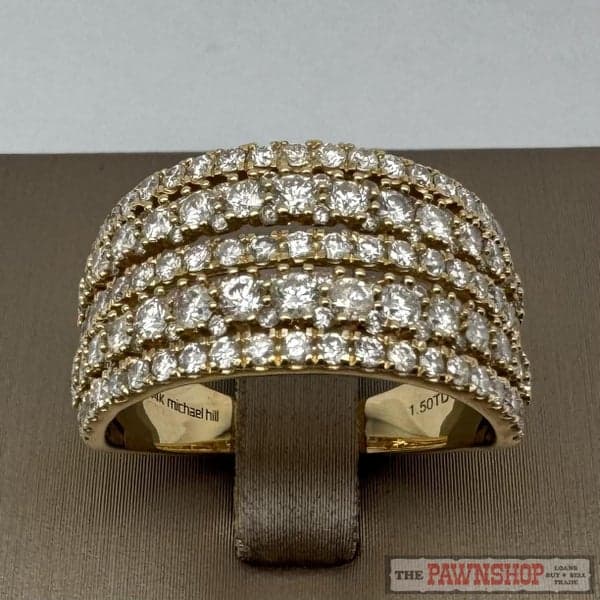 14ct Yellow Gold 1.50ct TDW Diamond Dress Ring ~ $6,000!
