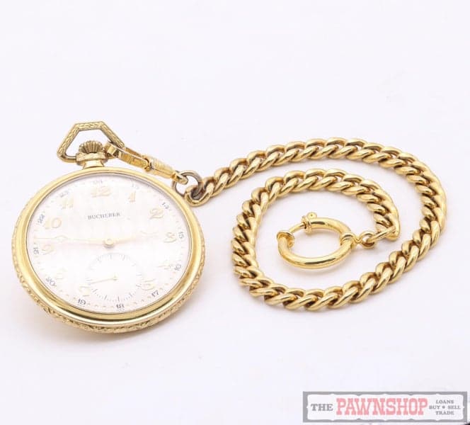 Bucherer Vintage Pocket Watch c. 1950