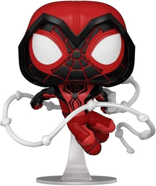 Funko Pop! Vinyl Figure Marvel Spider-Man Miles Morales Crimson Cowl Suit