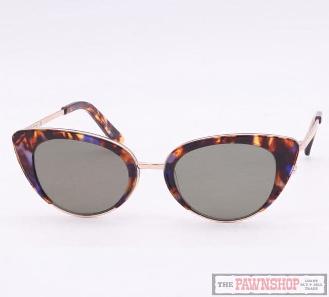 Oscar Wylee Mona in Indigo Tortoise Cat Eye Sunglasses RRP $199!