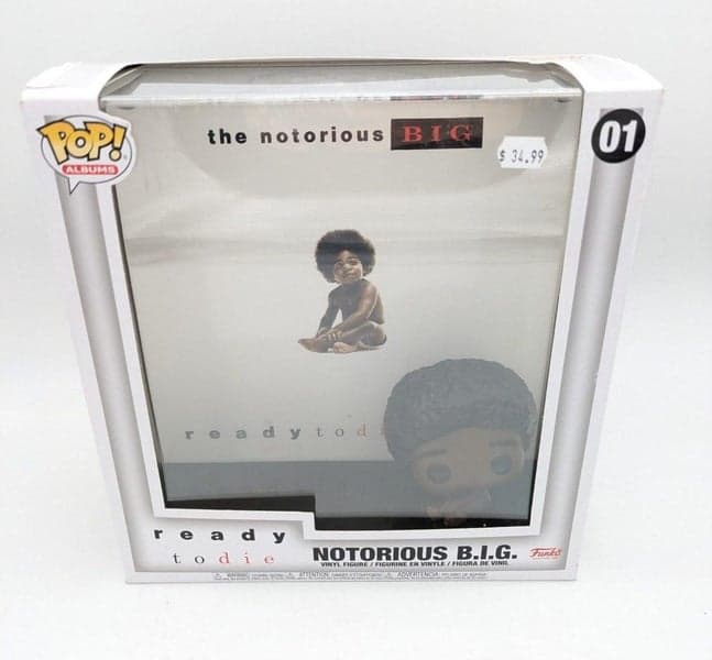 Funko Pop Albums #01 The Notorious B.I.G. Biggie Ready to Die Art and Funko
