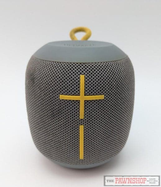 UE Ultimate Ears Wonderboom Waterproof Bluetooth Speaker ~ Grey and Yellow
