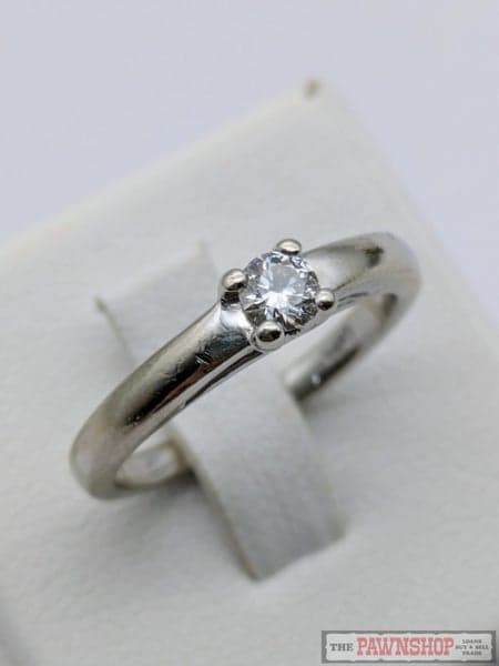 CLEARANCE!!! 0.21ct Diamond Solitaire Ring in 9ct White Gold $1,700