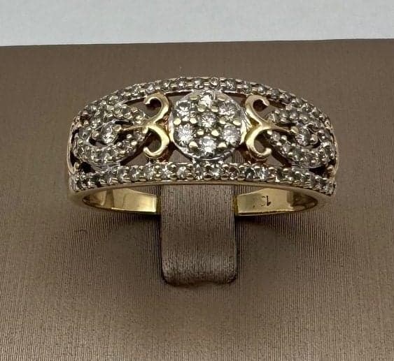 10ct Yellow Gold 0.50ct TDW Diamond Dress Ring ~ $1,800!