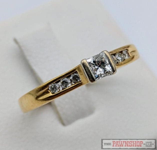 CLEARANCE! 0.15ct Diamond Solitaire Ring in 18ct Yellow Gold $3,000