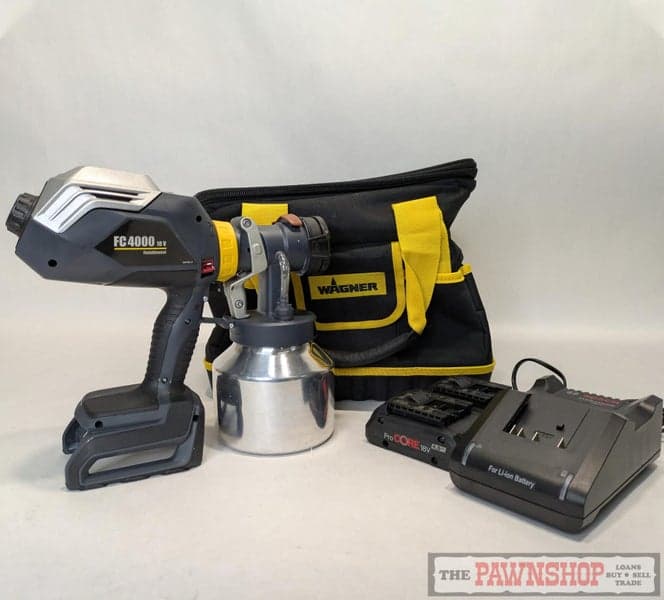 Wagner FC4000 18v Professional Cordless HVLP Paint Sprayer Bundle