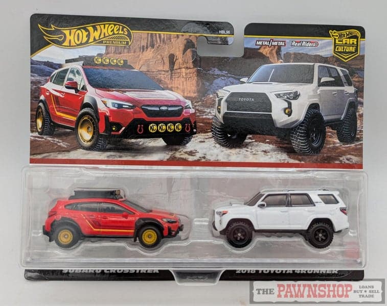 Hot Wheels Premium Car Culture 2-Pack - Subaru Crosstrek &amp; 2018 Toyota 4Runner