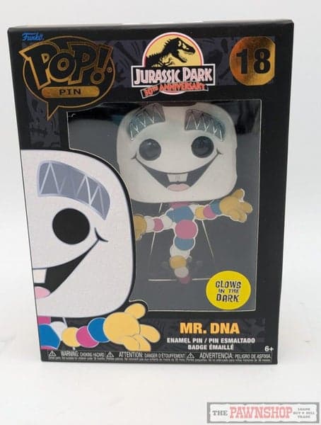 Funko Pop Enamel Pin Jurassic Park - Mr. DNA 4in Enamel Pop! Pin