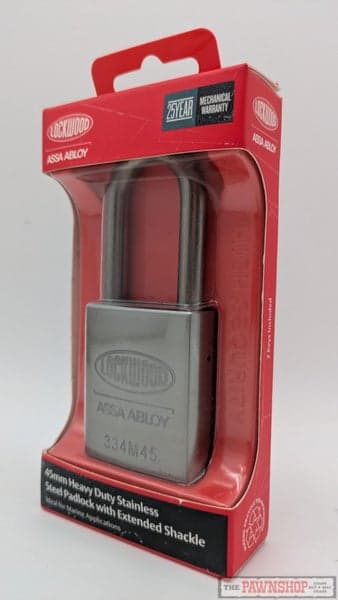 Lockwood Assa Abloy 45mm 334 Series Heavy Duty Stainless Steel Shackle Padlock