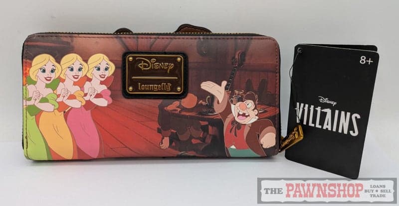 Loungefly Disney Villiains Gaston Zip Around Wallet New with Tags