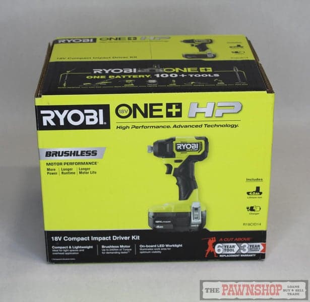 Ryobi 18V HP Compact Impact Diver Kit